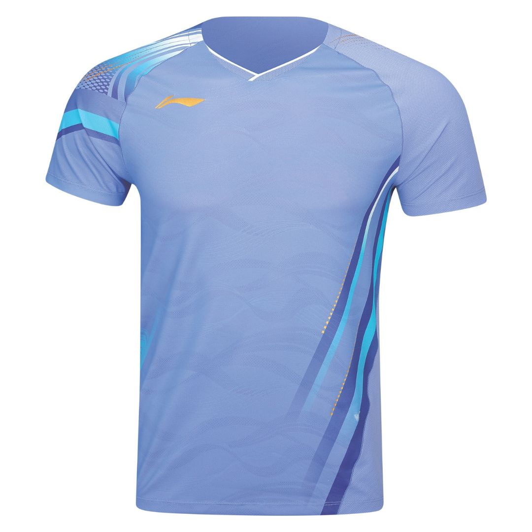 Li-Ning AAYV165-4 Side Effect T-shirt Light Blue